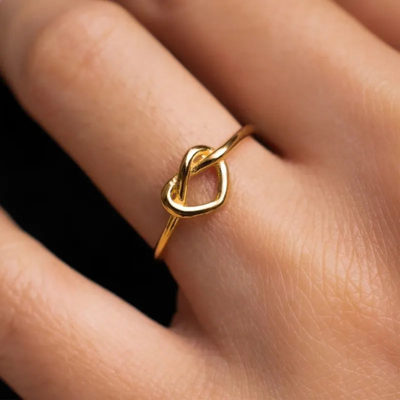 Stainless Steel Rings for Women Gold Color Couple Heart Ring 2023 Trend New in Wedding Aesthetic Luxury Jewelry Anillos Mujer